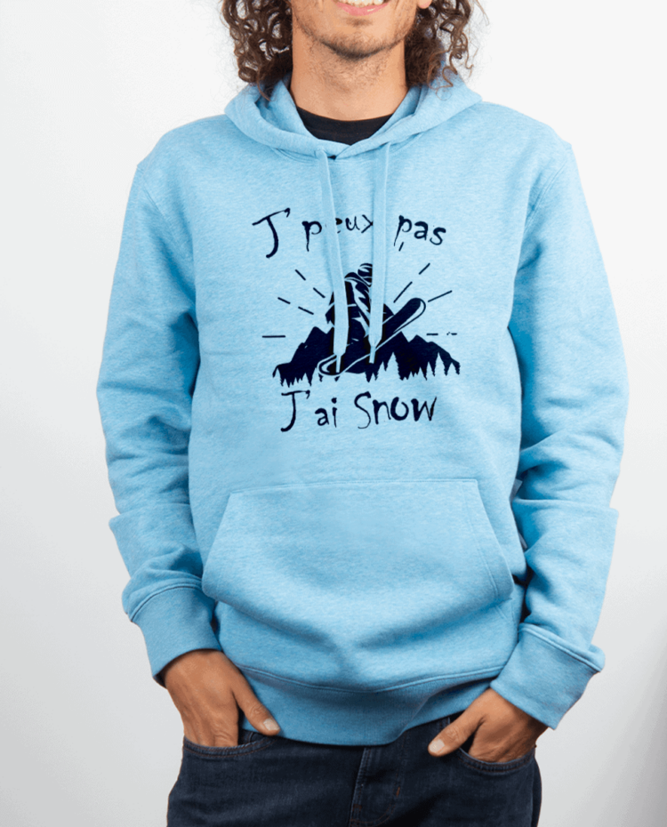 Sweat Homme Bleu ciel JPEUX PAS JAI SNOW