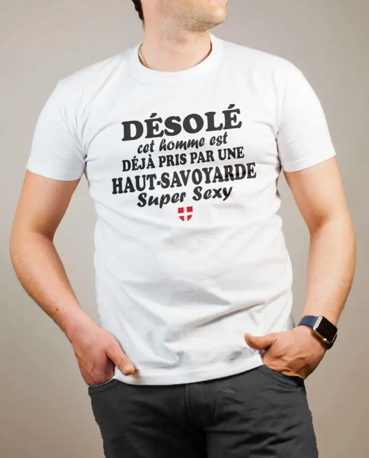 desole cet homme haut savoie t shirt homme blanc