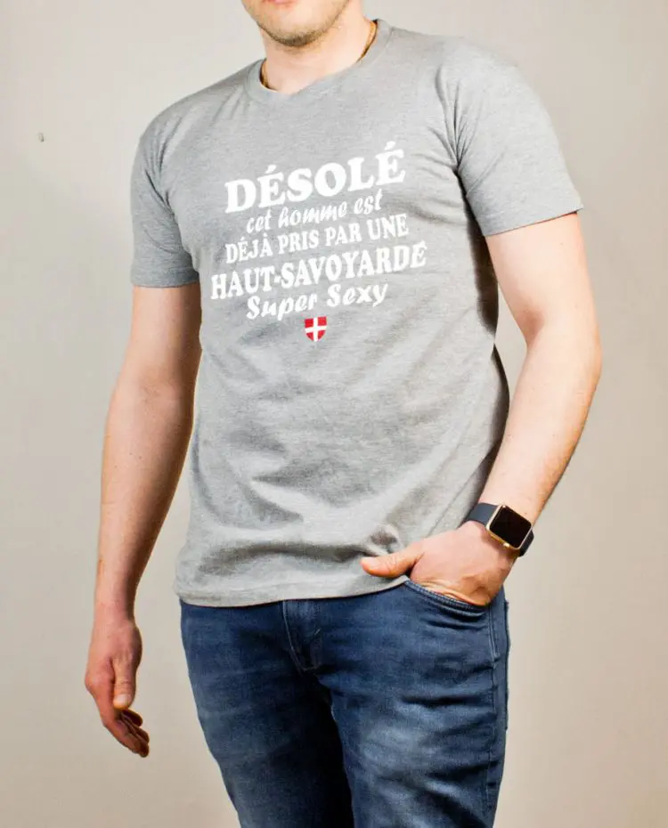 desole cet homme haut savoie t shirt homme gris