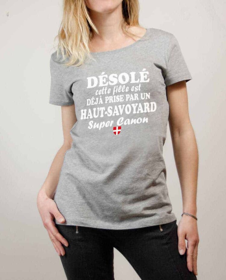 desole cette femme haut savoie t shirt femme gris