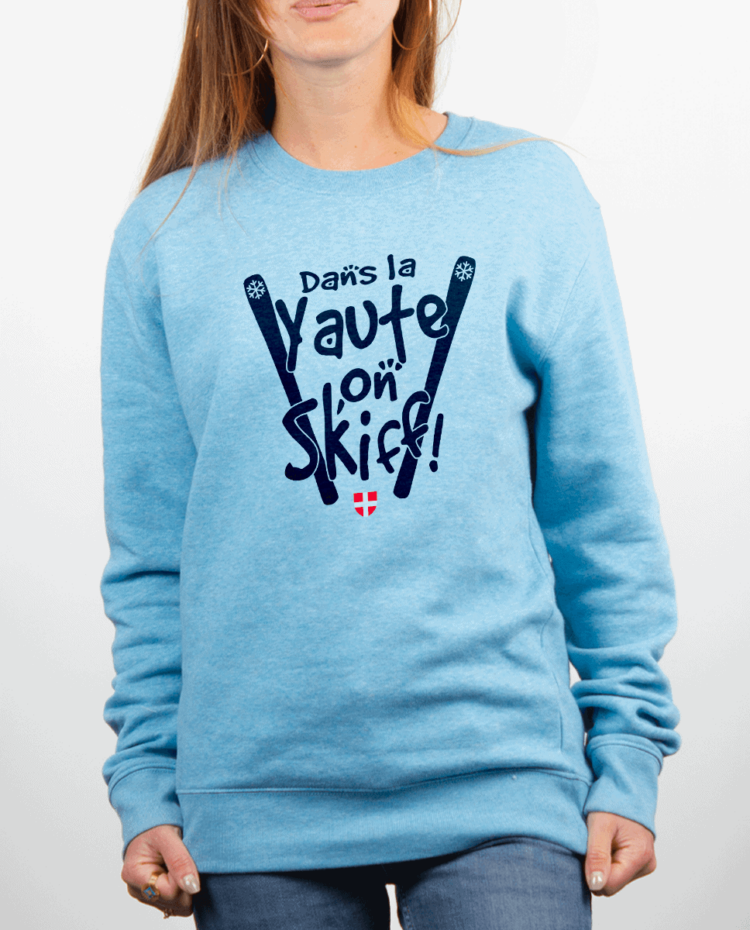 Pull Femme Bleu Ciel DANS LA YAUTE ON SKIFF