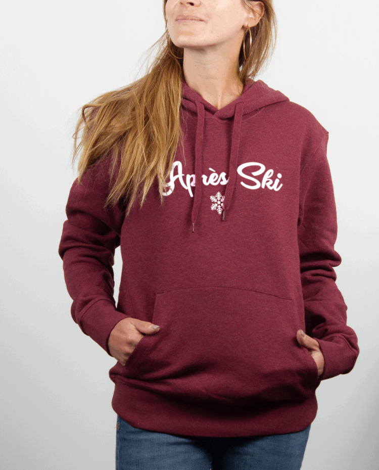 Sweat Femme Bordeau APRES SKI