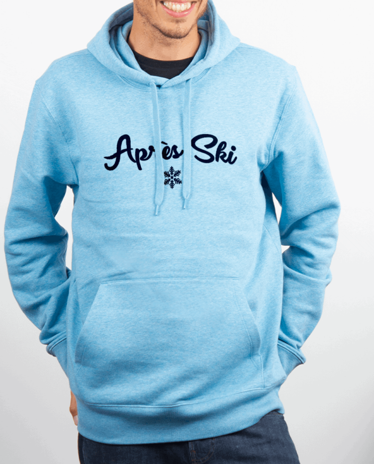 Sweat homme Bleu cie APRES SKI