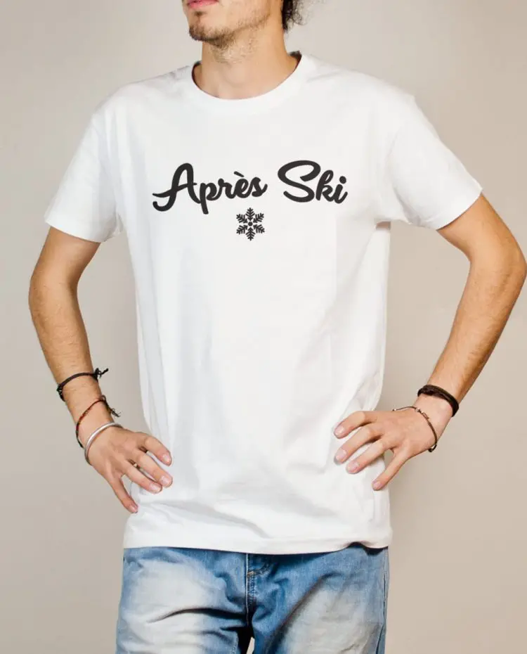T shirt apres ski homma blanc