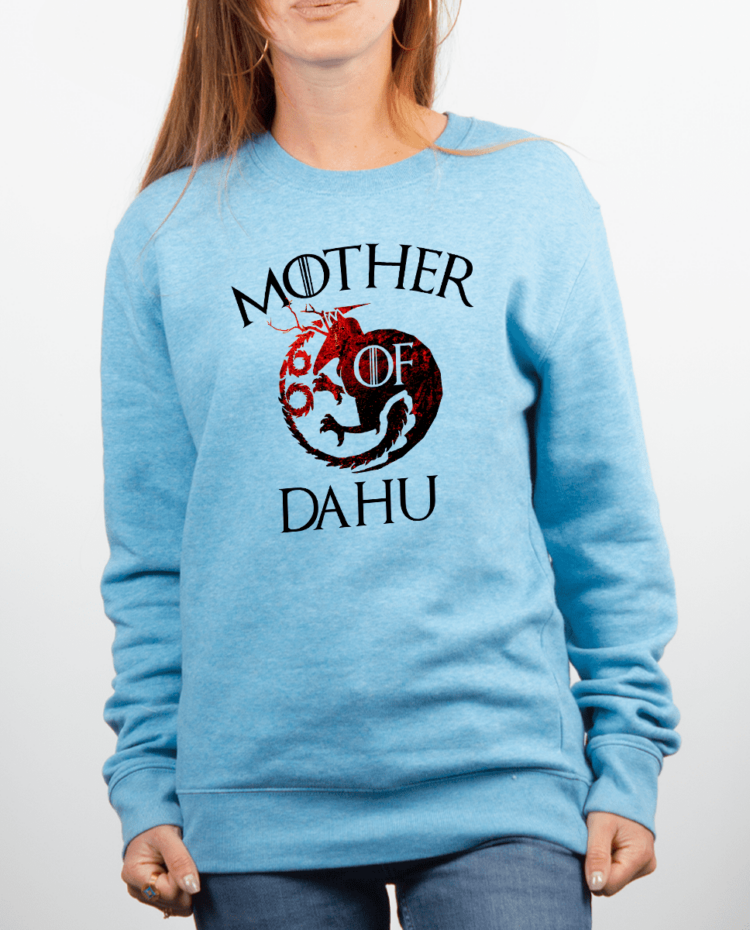 Pull Femme Bleu Ciel MOTHER OF DAHU