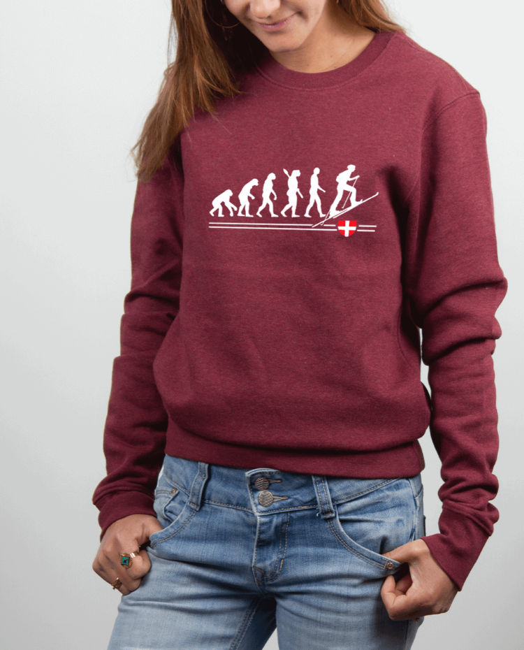 Pull Femme Bordeau EVOLUTION SKI DE RANDONNEE