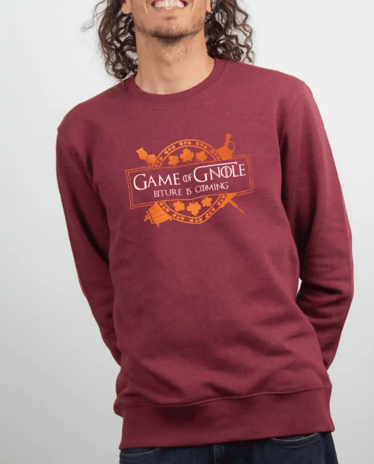 Pull Homme Bordeau GAME OF GNOLE