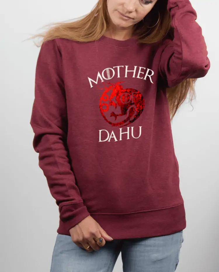 Pull femme rouge Bordeau MOTHER OF DAHU