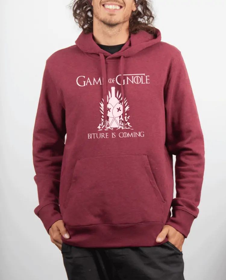Sweat Homme Bordeau BITURE IS COMING