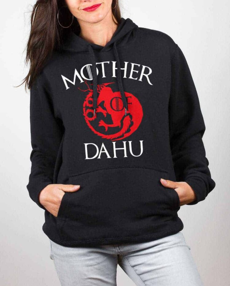 Sweat femme noir mother of dahu game of throne daenerys