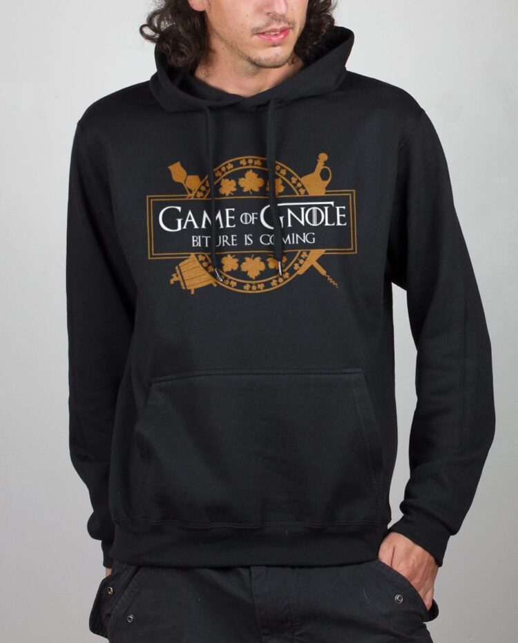 Sweat homme noir Game Of Gnole thrones