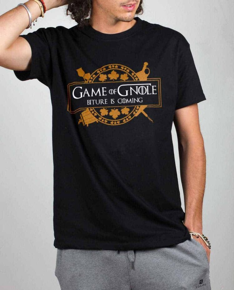 T shirt homme noir Game Of Gnole thrones