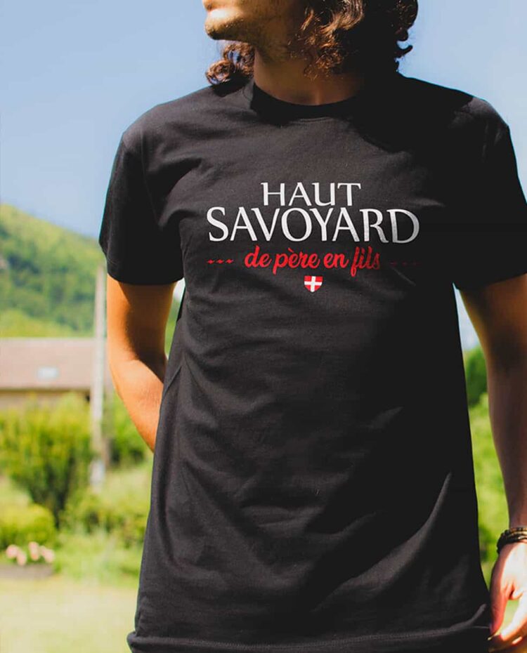 t shirt homme haut savoyard de pere en fils les savoyards