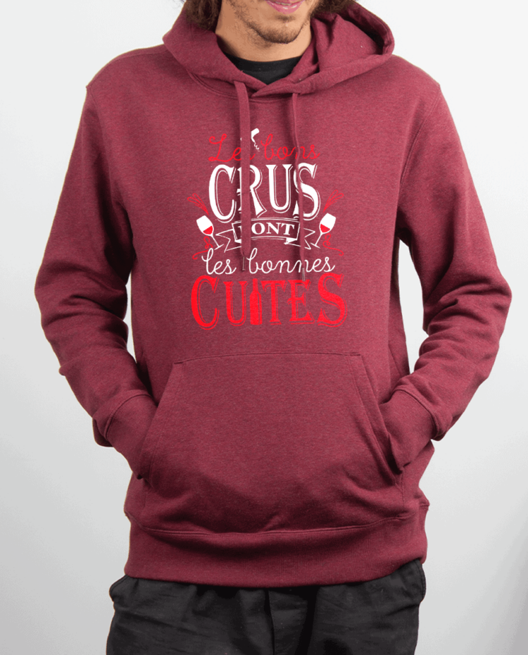 Sweat Homme Bordeau LES BONS CRUS