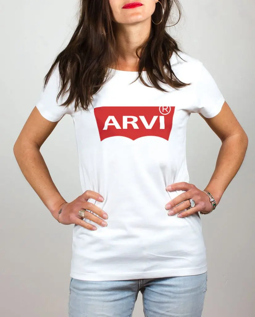 T shirt femme blanc arvis levis 1