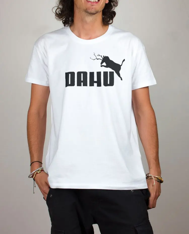 T shirt homme Blanc Dahu puma