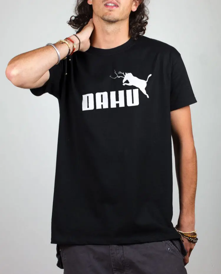T shirt homme noir Dahu puma