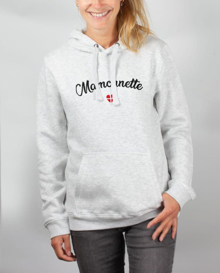 Sweat blanc femme Mamounette