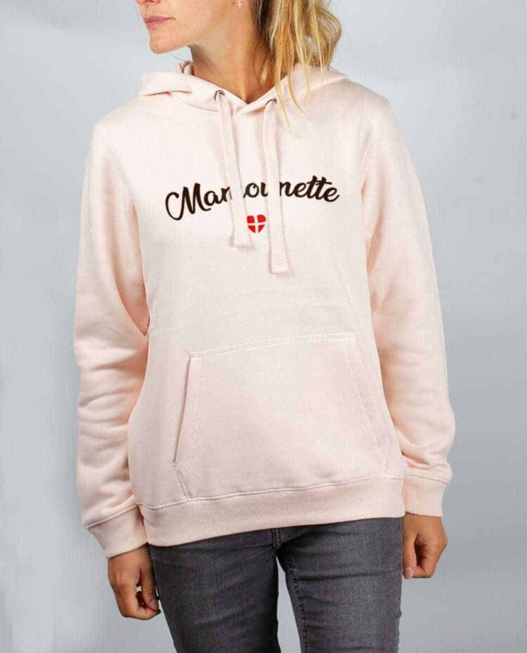 Sweat rose femme Mamounette