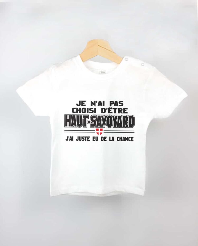 T shirt BEBE blanc Choisi haut savoyard
