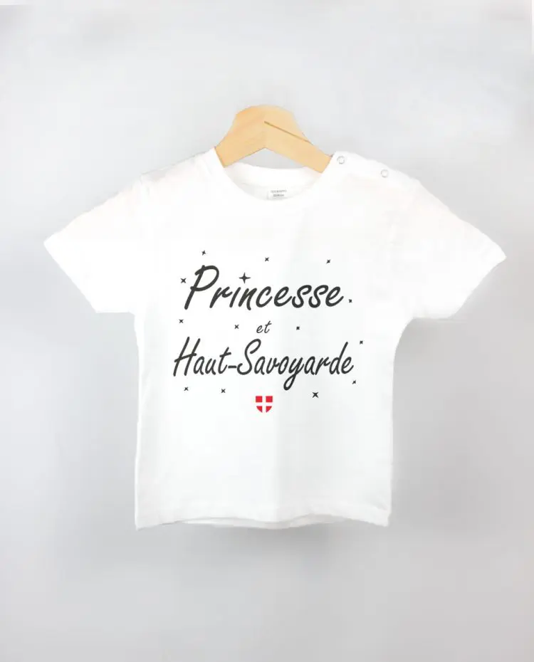 T shirt BEBE blanc Princesse Haut savoyarde 1