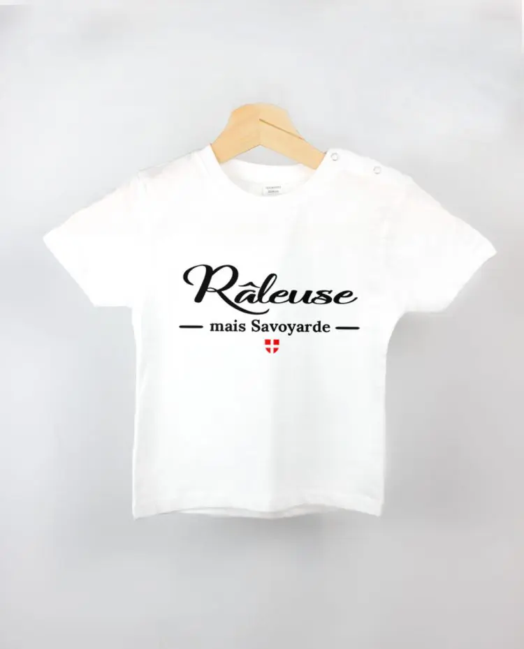 T shirt BEBE blanc Raleuse savoyarde