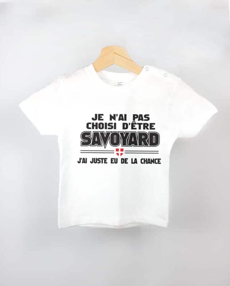 T shirt BEBE blanc choisie chance savoyard 1