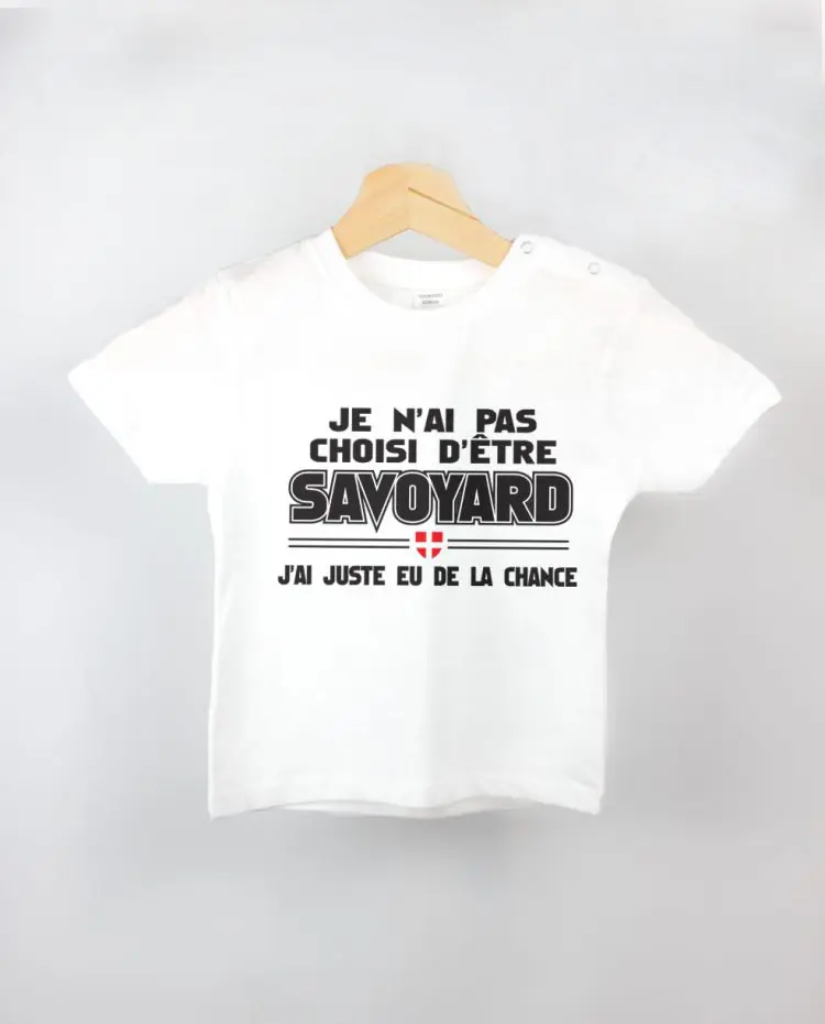 T shirt BEBE blanc choisie chance savoyard