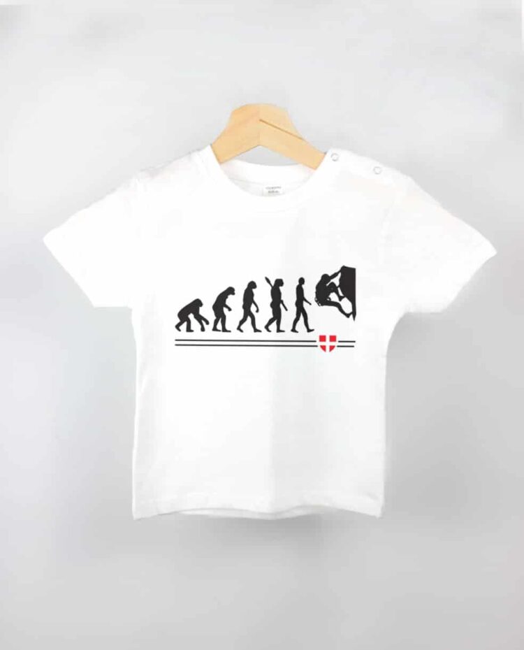 T shirt BEBE blanc evoluiton Escalade