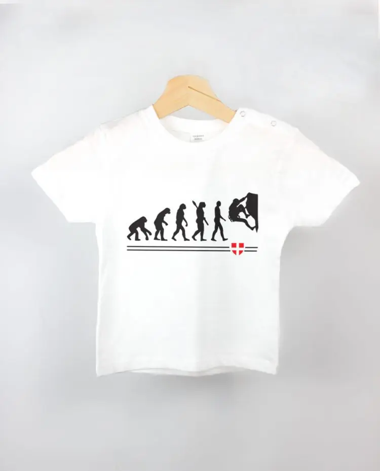 T shirt BEBE blanc evoluiton Escalade