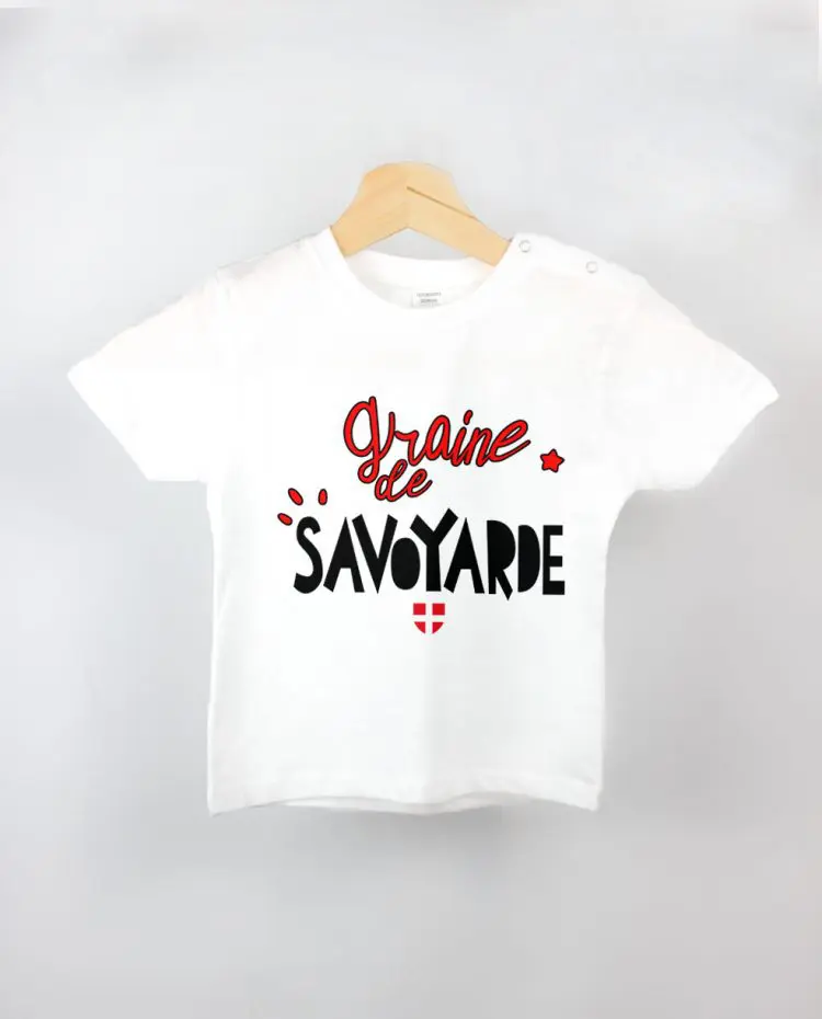 T shirt BEBE blanc graine de savoyarde fille
