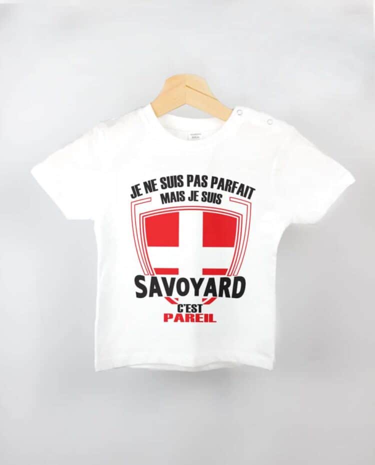 T shirt BEBE blanc parfait savoyard 1