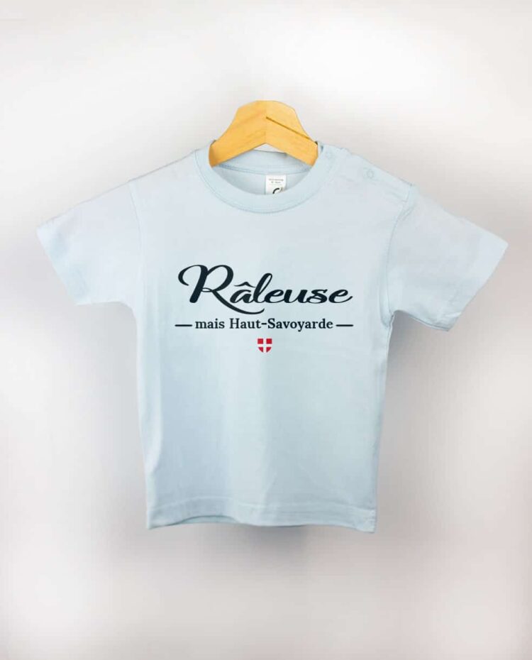 T shirt BEBE bleu Raleuse haut savoyarde