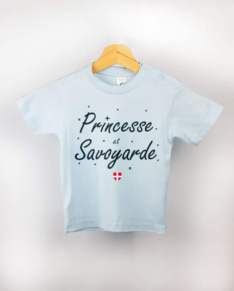 T shirt BEBE bleu clair Princesse Savoyarde