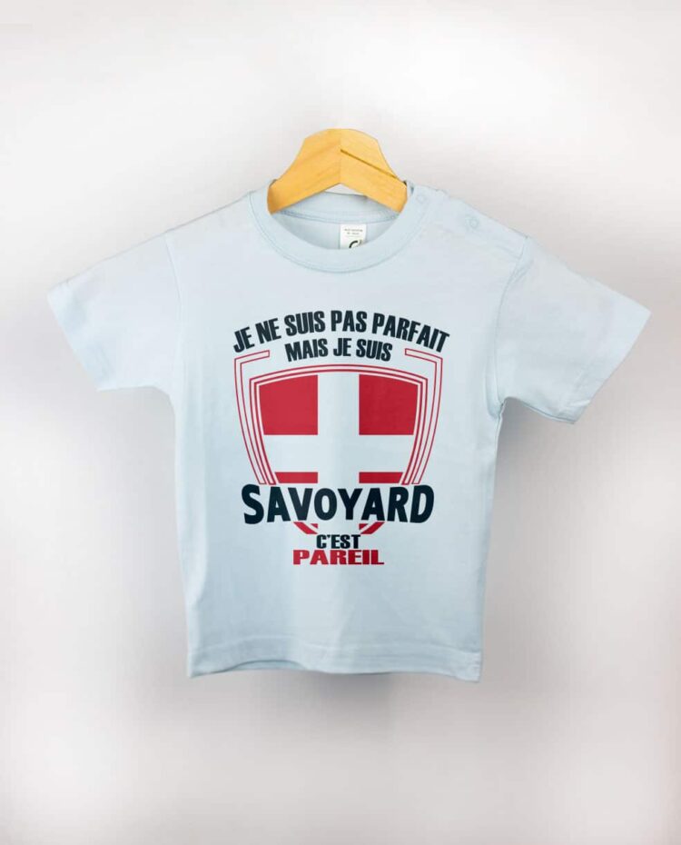 T shirt BEBE bleu clair parfait savoyard