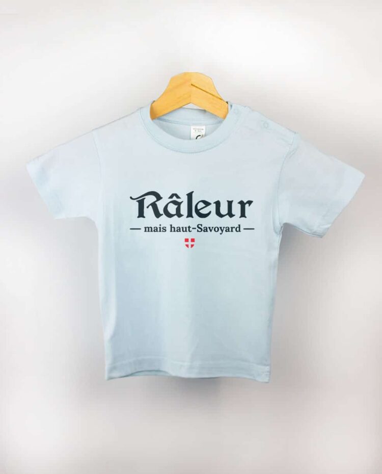 T shirt BEBE bleu raleur haut savoyard