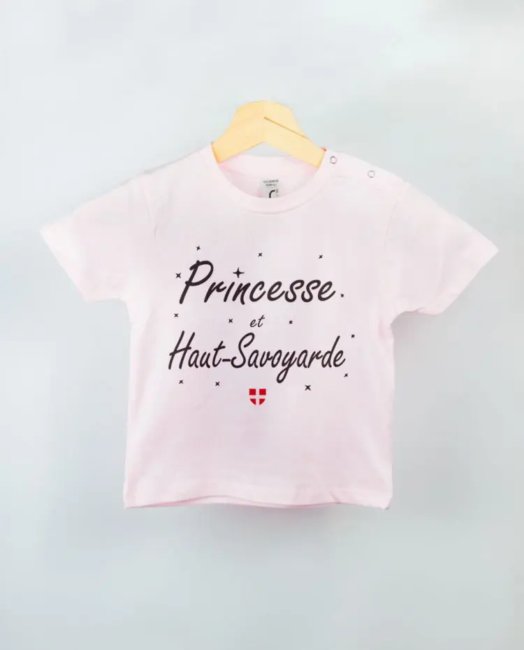 T shirt BEBE rose Princesse Haut Savoyarde 1