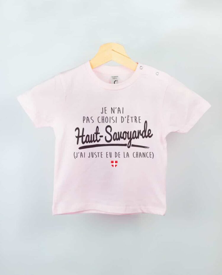 T shirt BEBE rose choisi haut savoyarde