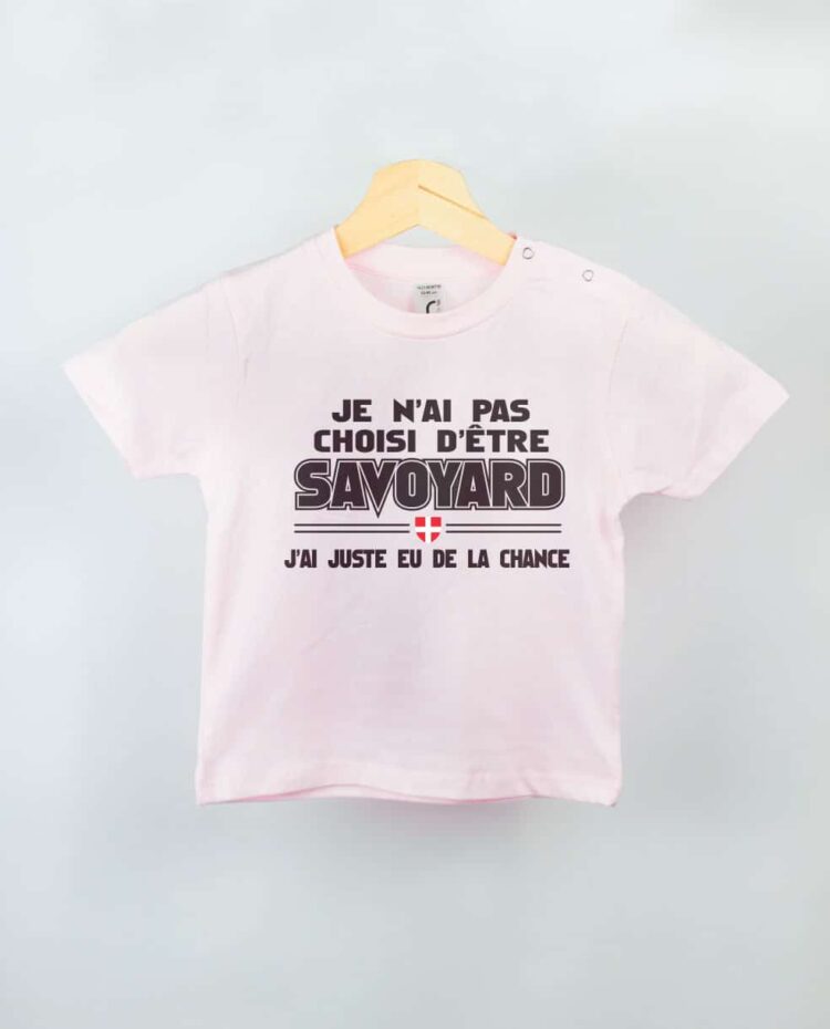 T shirt BEBE rose choisie chance savoyard