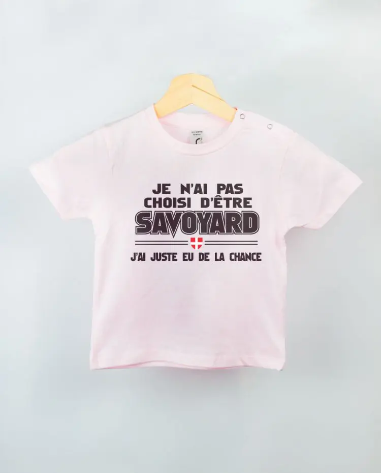 T shirt BEBE rose choisie chance savoyard