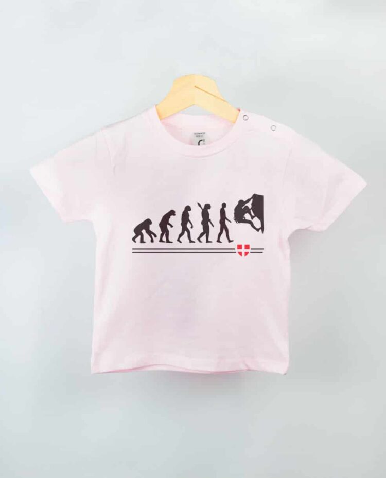 T shirt BEBE rose evoluiton Escalade