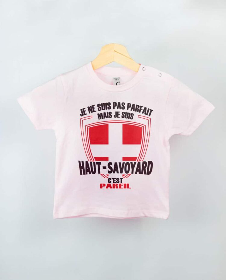 T shirt BEBE rose parfait haut savoyard