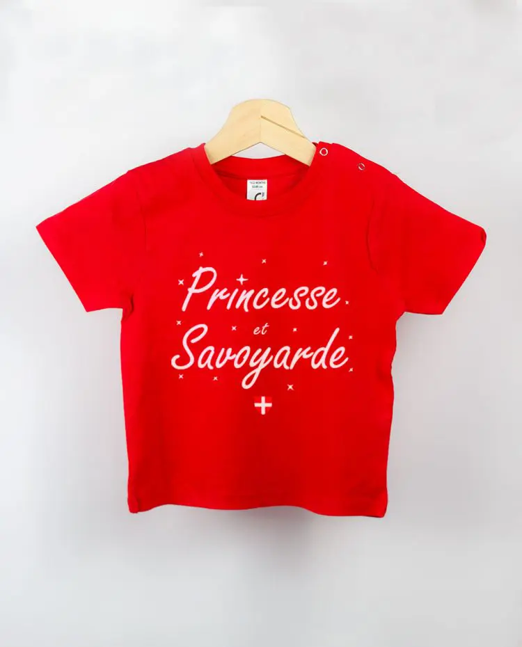 T shirt BEBE rouge Princesse savoyarde
