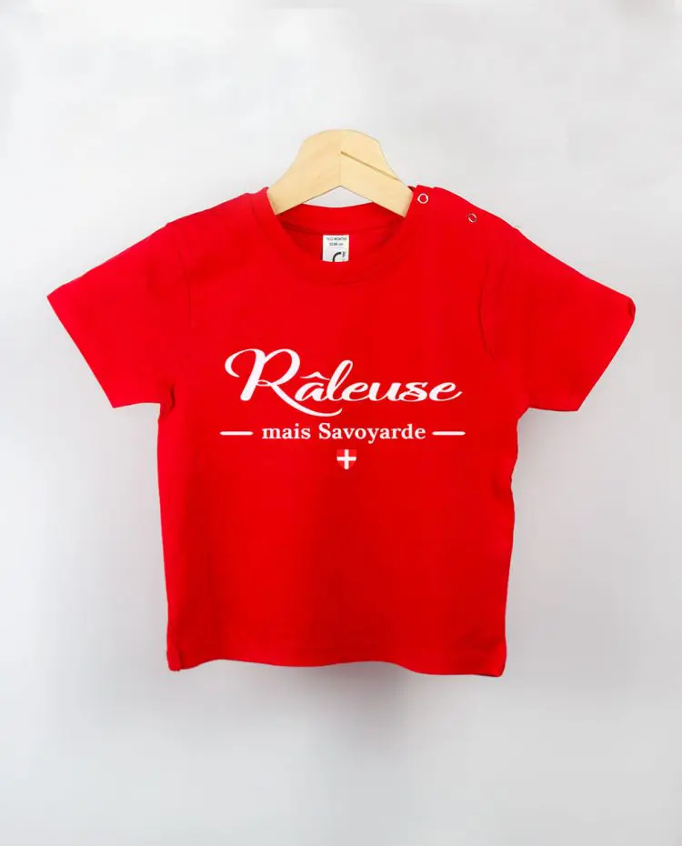 T shirt BEBE rouge Raleuse savoyarde