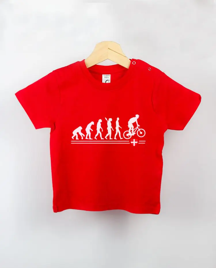 T shirt BEBE rouge evolution vtt cross