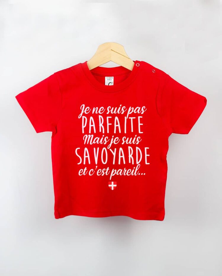 T shirt BEBE rouge parfaite Savoyarde