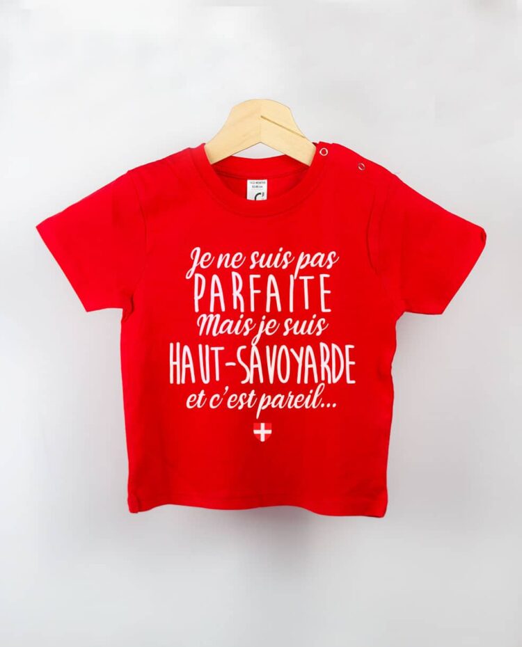 T shirt BEBE rouge parfaite haut savoyarde