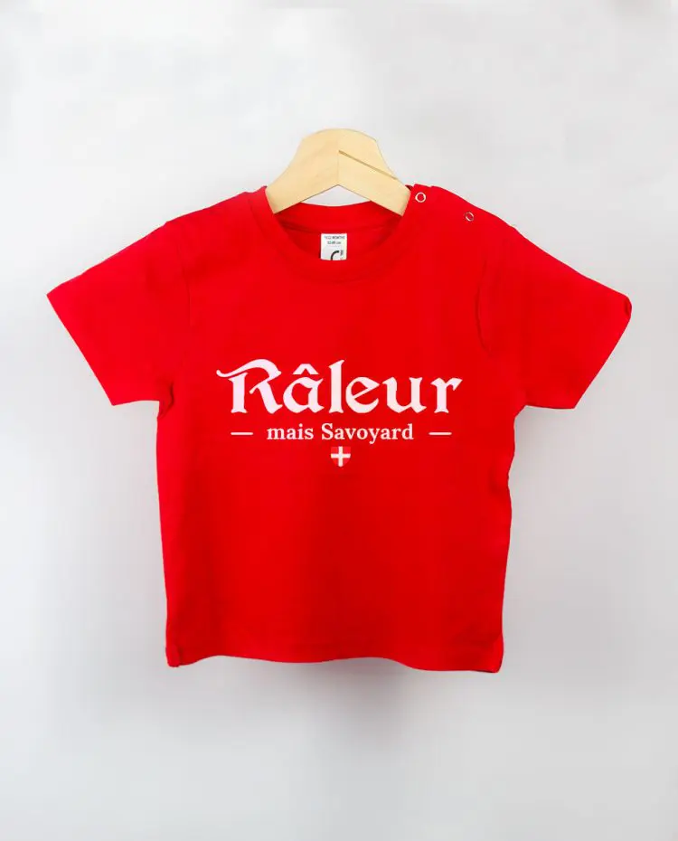 T shirt BEBE rouge raleur savoyard