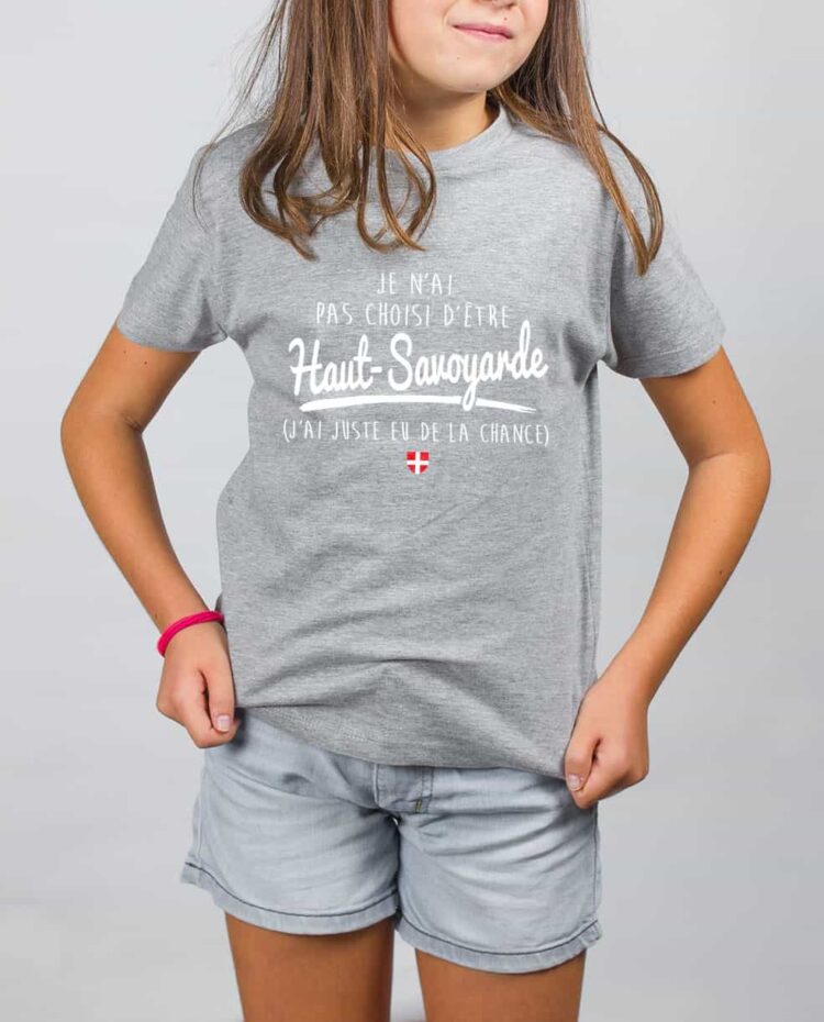 t shirt enfant gris fille choisi haut savoyarde