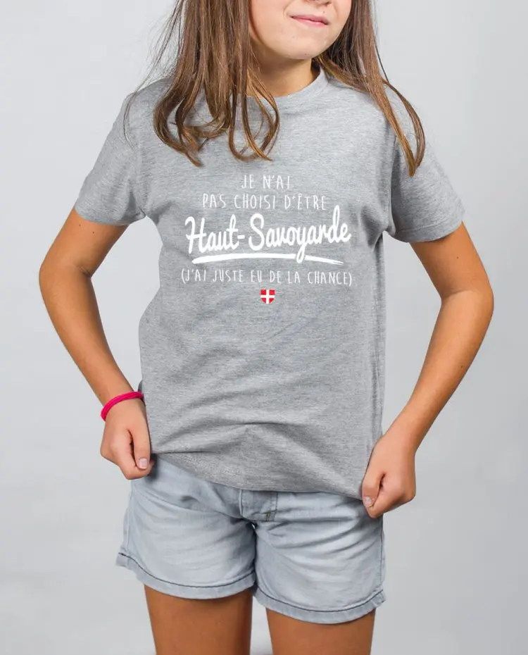 t shirt enfant gris fille choisi haut savoyarde